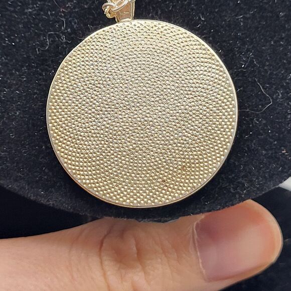 Beautiful Vitnage Cat Pendant Necklace 18in - Picture 2 of 3